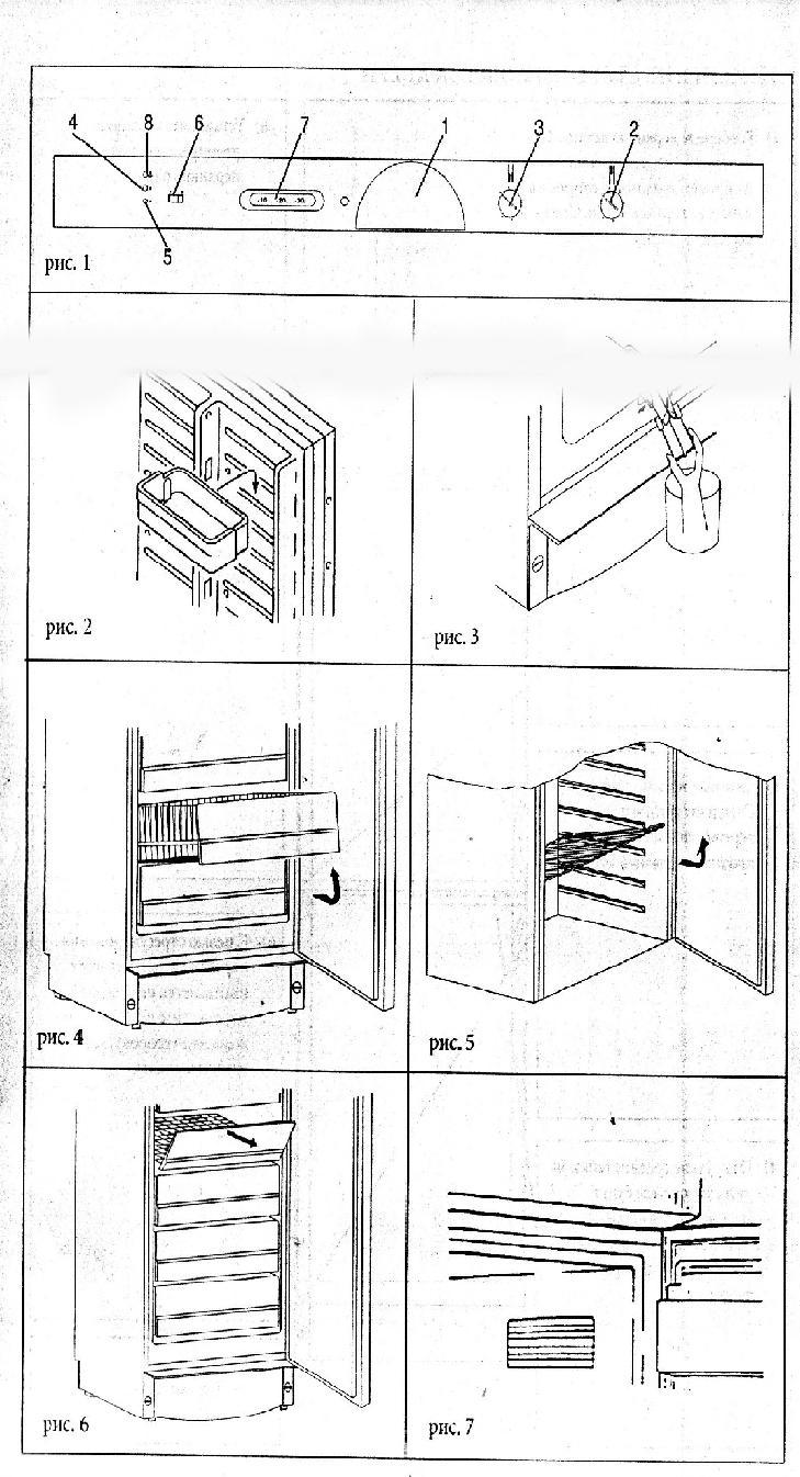 Инструкция к холодильнику Vestfrost VF 185 H